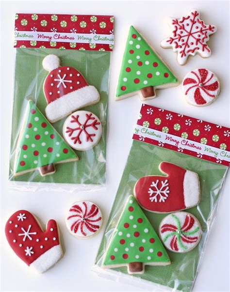 christmas cookies  cute packaging glorious treats