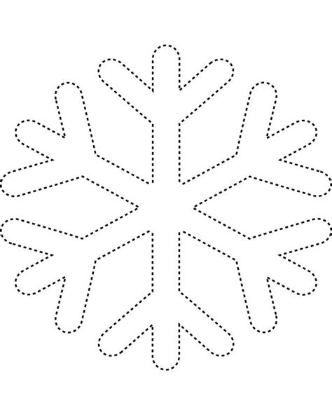 snowflake template   printable coloring pages