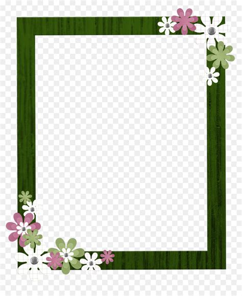 picture frame  clip art green border frame png clipart
