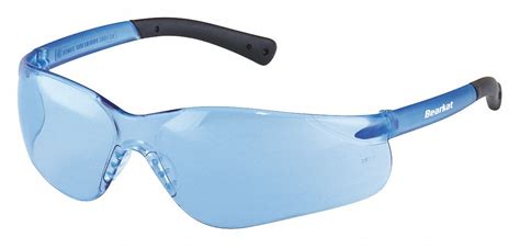 Mcr Safety Bearkat® Scratch Resistant Safety Glasses Light Blue Lens