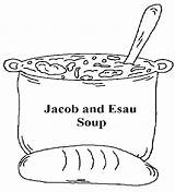 Jacob Esau Sunday School Coloring Kids Bible Clipart Craft Lesson Preschool Stew Soup Lessons Crafts Church Activities Churchhousecollection Lessen Pages sketch template