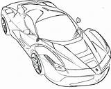 Ferrari Coloring Pages Getcolorings Enzo sketch template