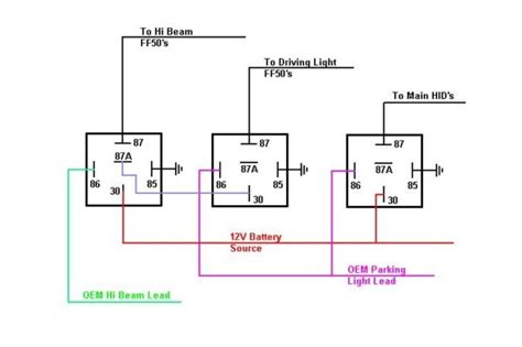 volt relay wiring diagram