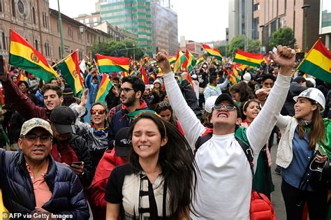Jubilant Crowds Celebrate As Evo Morales Quits In Bolivia