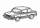 Coloring Automobile Automovil Dibujo Cliparts Clipart Un Library Printable Pages Edupics Large sketch template