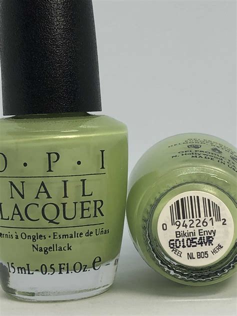 opi nail polish nl  bikini envy manicure pedicure