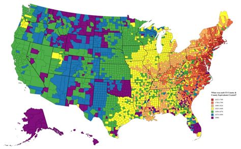 geography facts    counties vivid maps