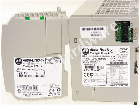 plc hardware allen bradley  le qbfcb compactlogix ethernet controller