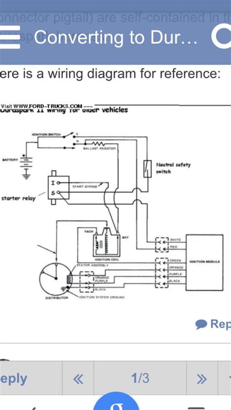 duraspark ii wiring  page  ford truck enthusiasts forums