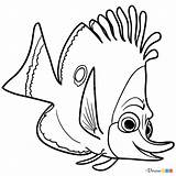 Nemo Dory Seagull Clipartmag Bubbles sketch template