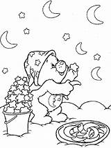 Coloring Care Bear Pages Bedtime Bears Printable Book Draw Emo Clipart Printables Colouring Color Disney Library Teddy Names Popular Moon sketch template