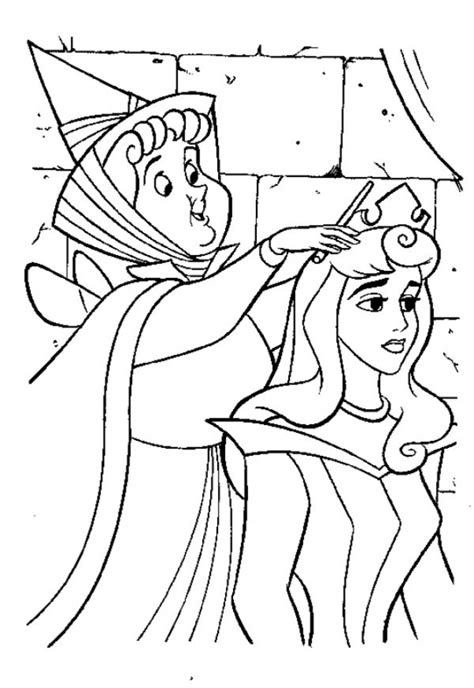 sleeping beauty coloring pages princess aurora wgsy
