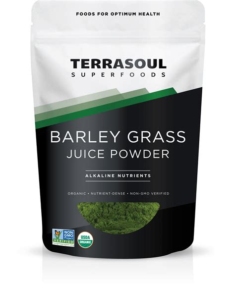 barley grass juice powder terrasoul superfoods