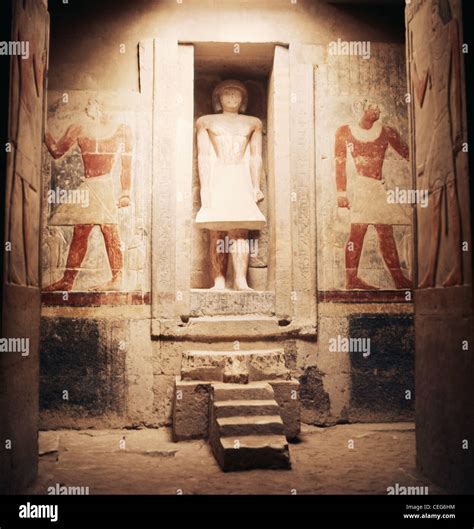 mastaba  meruka sakkara egypt tomb stock photo alamy