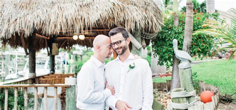 beautiful same sex wedding on the waterfront in port saint lucia gay