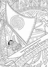 Moana Pages Coloring Colouring Print Printable Disney Characters Look Other sketch template