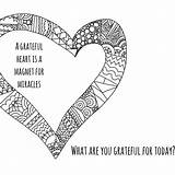 Colouring Gratitude Coloring Pages Mindful Heart Reflections Daily Relax Practice Start Help Way Just Ways Choose Board sketch template