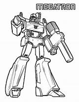Megatron Coloring Transformers Pages Color Printable Netart Print Getcolorings sketch template
