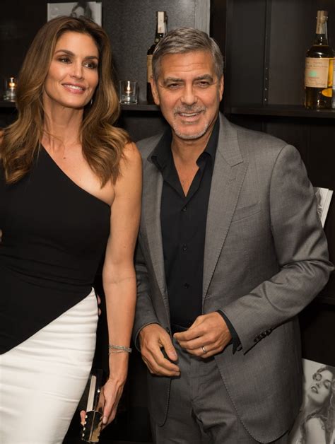 george clooney out with cindy crawford and rande gerber