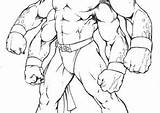 Mortal Kombat Coloring Pages Coloring4free Goro sketch template