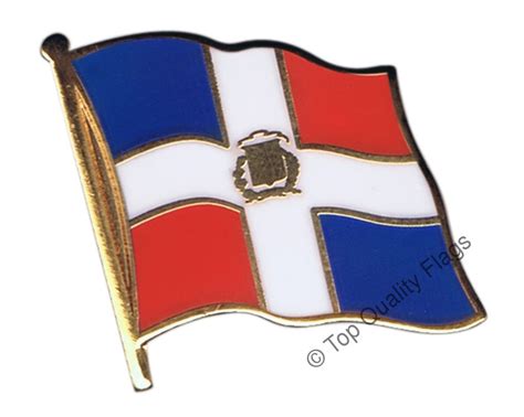 3 63 dominican republic flag pin badge 2x2cm ebay