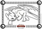 Toothless Coloring Dragon Train Printable sketch template