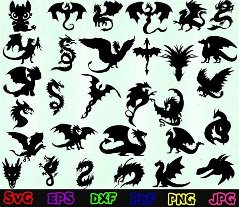 dragon svg   train  dragon svg dragon silhouette etsy dragon