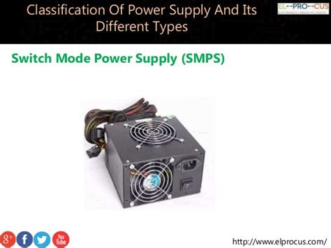 classification  power supply    types