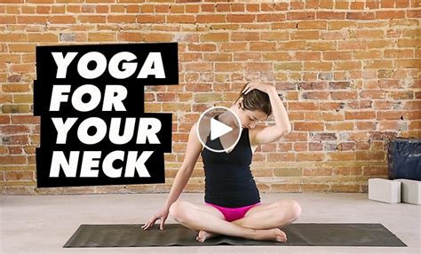 5 minute yoga sequence for a sore neck video