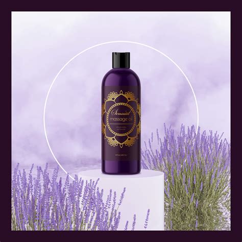 Aromatherapy Sensual Massage Oil For Couples High Absorption Lavender