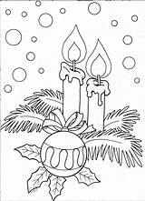 Christmas Candles Coloring Weihnachten Embroidery Patterns Popular Natale Disegni Coloringhome Choose Board sketch template