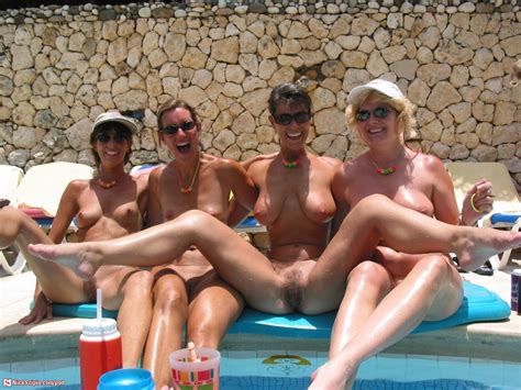 swinger milf pool party picture of the day