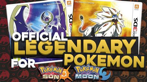 Legendary Pokemon For Pokemon Sun And Moon Revealed