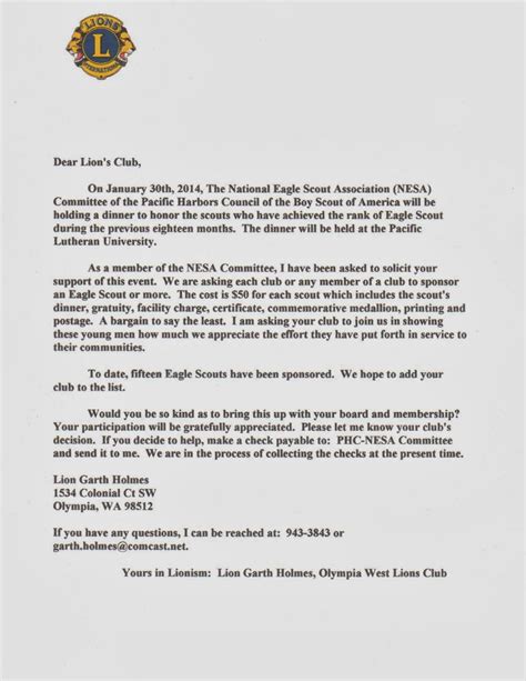 eagle scout donation letter template samples letter template collection