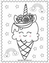 Unicorn Coloring Pages Printable Colouring Cute Ice Cream Sweet Kids Book Sheets Magical Adult Thepurplepumpkinblog Print Animal sketch template