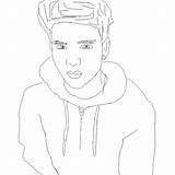 Outline Boy Drawing Drawings Paintingvalley sketch template