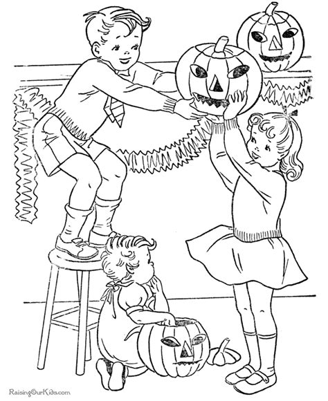 kid coloring pages  halloween