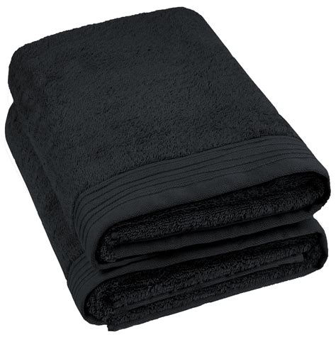 premium  pieces towel set  exclusive bath towels    color black  cotton machine