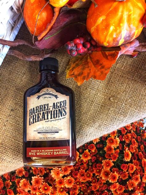 whiskey barrel aged maple syrup gourmet food barrel aged creations