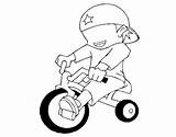 Coloring Tricycle Boy Getdrawings Pages Color Getcolorings Print sketch template