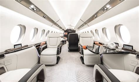 dassault falcon  cabin honored  design business jet traveler