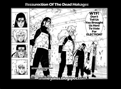 Naruto Manga 618 The Hokages Return Anime Jokes Collection