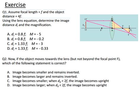 solved assume focal length    object distance cheggcom