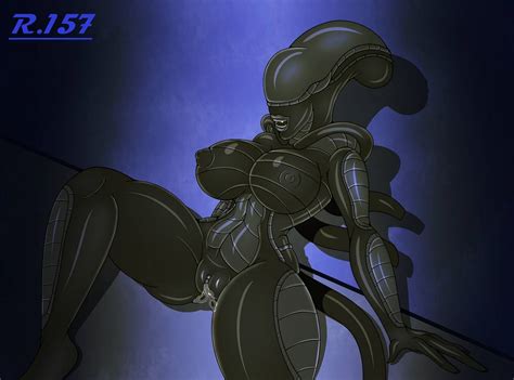 Rule 34 Alien Franchise Alien Girl Big Breasts Lips Nipples Pussy