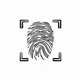 Fingerprint Scanner Scanned sketch template