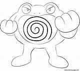 Pokemon Poliwrath Coloring Pages Printable Supercoloring Print Drawing Color Hair Categories Info sketch template