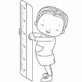 Ruler Coloring Clipart Color Pages Clip Girl Clipground sketch template