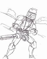 Clone Trooper Cody Troopers Educativeprintable Commando Educative Gunship Malvorlagen sketch template