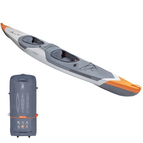 le test  les avis sur le kayak gonflable itiwit strenfit  de decathlon