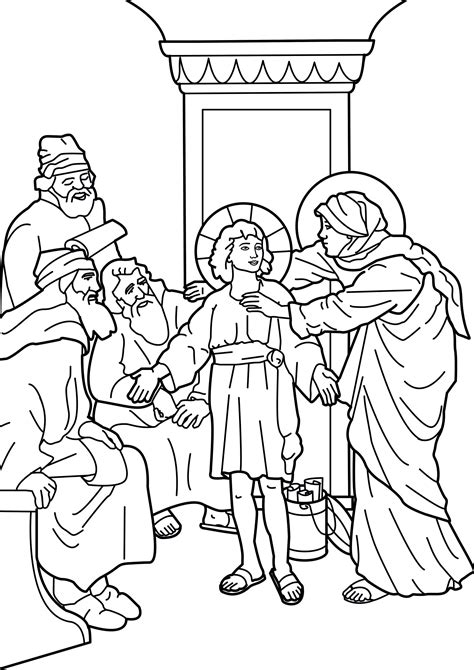 pin  catholic coloring pages  kids  colour